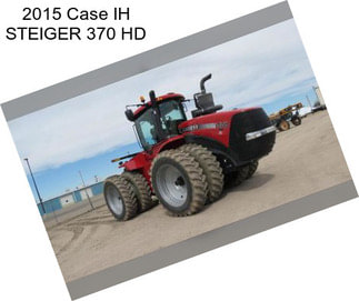 2015 Case IH STEIGER 370 HD