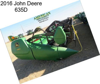 2016 John Deere 635D