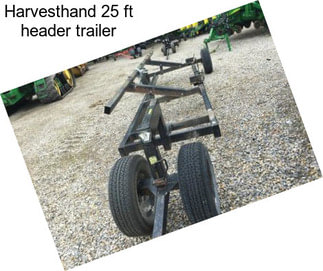 Harvesthand 25 ft header trailer