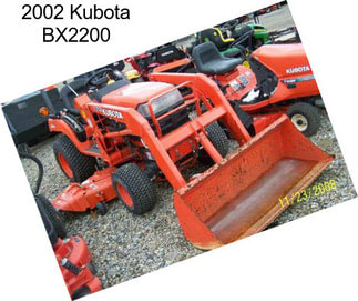 2002 Kubota BX2200