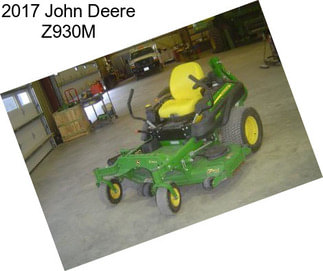 2017 John Deere Z930M