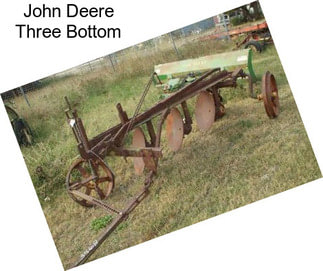 John Deere Three Bottom