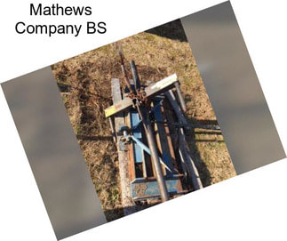 Mathews Company BS