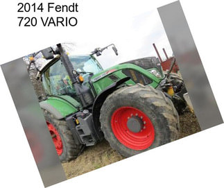 2014 Fendt 720 VARIO