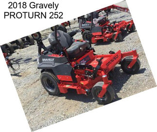 2018 Gravely PROTURN 252