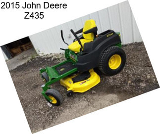 2015 John Deere Z435