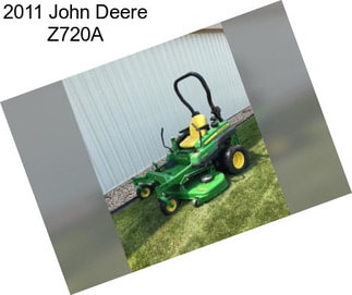 2011 John Deere Z720A