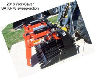 2018 WorkSaver SATG-78 sweep-action