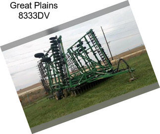 Great Plains 8333DV