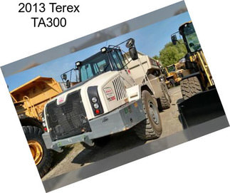 2013 Terex TA300