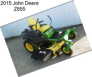 2015 John Deere Z655