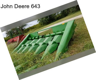 John Deere 643