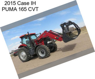 2015 Case IH PUMA 165 CVT