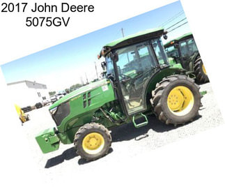 2017 John Deere 5075GV