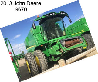 2013 John Deere S670