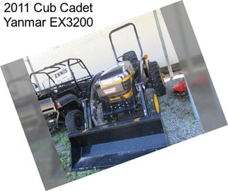 2011 Cub Cadet Yanmar EX3200