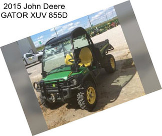 2015 John Deere GATOR XUV 855D