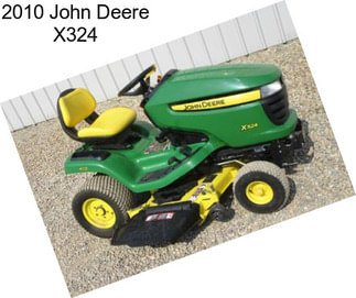 2010 John Deere X324
