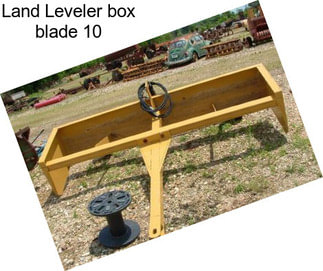 Land Leveler box blade 10