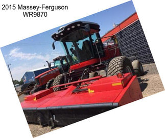 2015 Massey-Ferguson WR9870