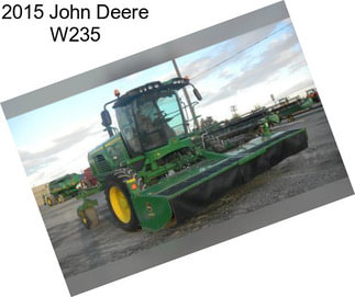 2015 John Deere W235