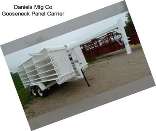 Daniels Mfg Co Gooseneck Panel Carrier