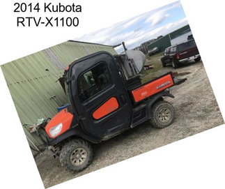 2014 Kubota RTV-X1100