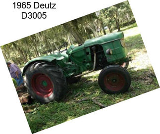 1965 Deutz D3005