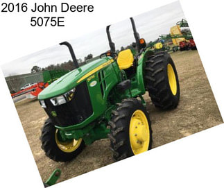 2016 John Deere 5075E