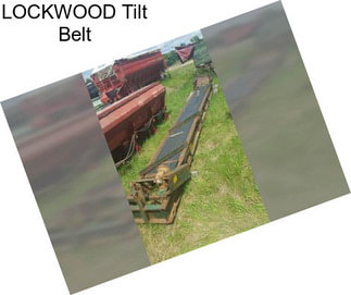 LOCKWOOD Tilt Belt