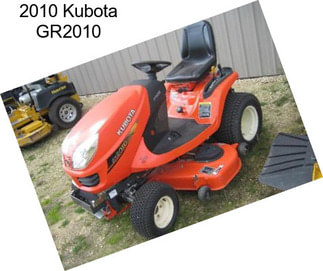 2010 Kubota GR2010