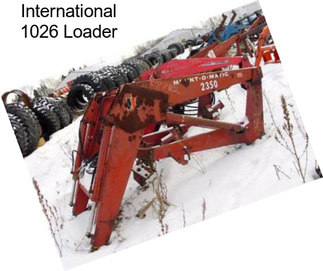 International 1026 Loader