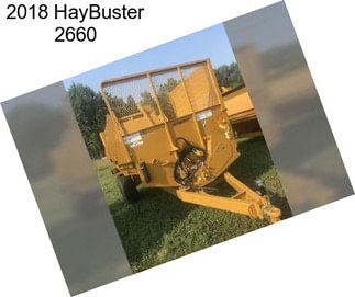 2018 HayBuster 2660