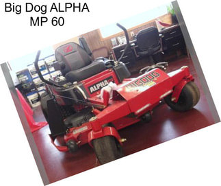 Big Dog ALPHA MP 60