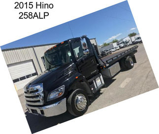 2015 Hino 258ALP