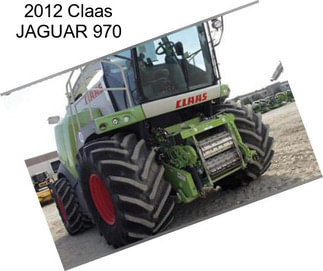 2012 Claas JAGUAR 970