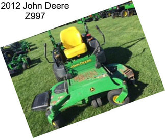 2012 John Deere Z997