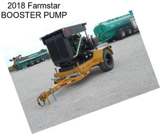 2018 Farmstar BOOSTER PUMP