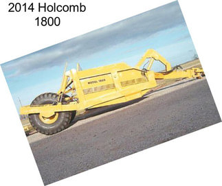 2014 Holcomb 1800