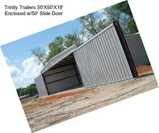 Trinity Trailers 50\'X50\'X18\' Enclosed w/50\' Slide Door