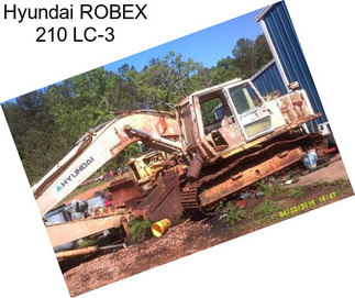 Hyundai ROBEX 210 LC-3