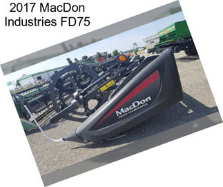 2017 MacDon Industries FD75