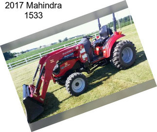 2017 Mahindra 1533