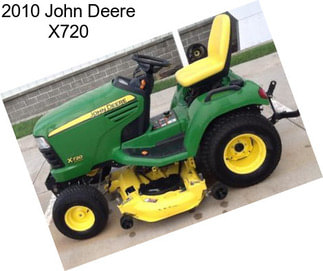 2010 John Deere X720