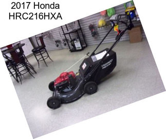 2017 Honda HRC216HXA