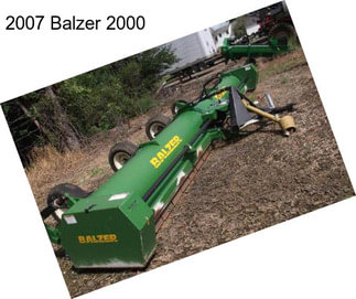 2007 Balzer 2000