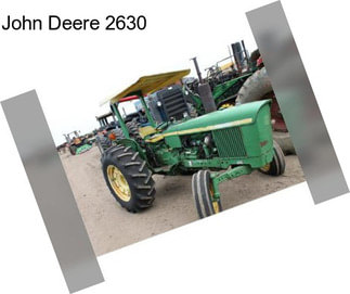 John Deere 2630