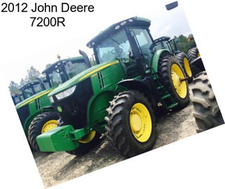 2012 John Deere 7200R