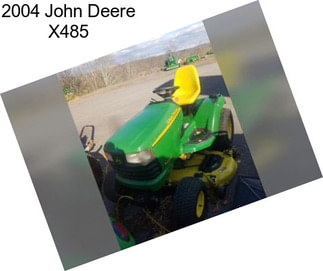 2004 John Deere X485