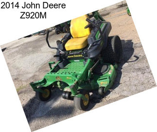 2014 John Deere Z920M